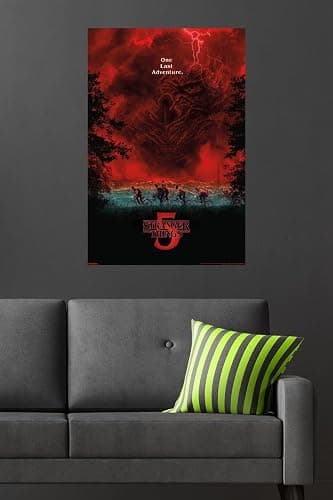 Netflix Stranger Things: Season 5 (2025) - Key Art Wall Poster, 34L" x 22.4W", Unframed Version thumbnail 4