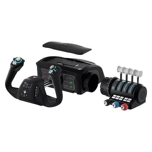 Turtle Beach VelocityOne Flight Universal Control System - Xbox Series X & Xbox Series S, Xbox One & Windows 10 & 11 PCs with Yoke Handle, Throttle Quadrant, Trim Wheel & Rudder Controls thumbnail 6