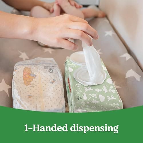 Huggies Natural Care Sensitive Baby Wipes, Unscented, Hypoallergenic, 6 Flip-Top Packs (288 Wipes Total) - 48 Count (Pack of 6) thumbnail 7