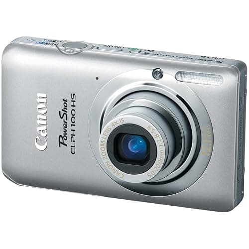 Canon PowerShot ELPH 100 HS 12.1 MP CMOS Digital Camera with 4X Optical Zoom (Silver) - Image 1