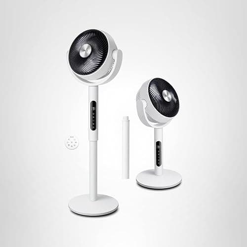 Levoit Standing Fan for Bedroom, CirculAir 120° Oscillating, Quiet 20dB, 9 Speeds, 4 Modes, DC Motor, 2 in 1 Pedestal & Tabletop, 82ft, Remote Control, Sensor, 9H Timer, 908CFM Ultra-High Airflow thumbnail 8