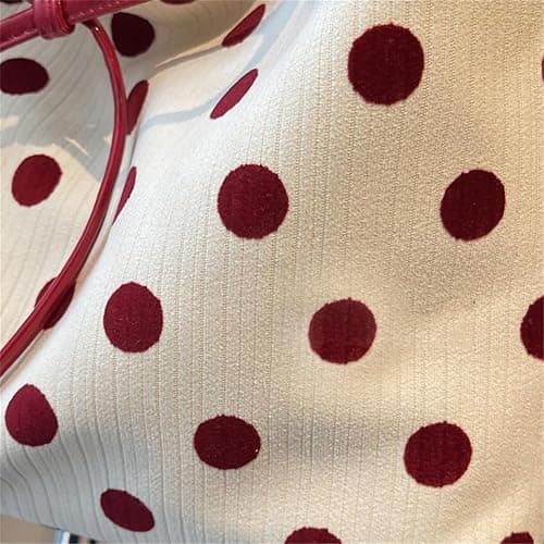 Polka Dot Tote Bag for Women Bow Tie Hobo Bags for Women Slouchy Tote Purse Large Shoulder Handbag Satchel for Travel Work thumbnail 4