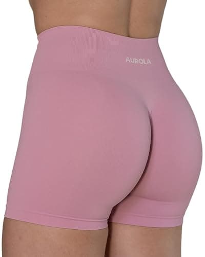 AUROLA Dream Tie Dye Workout Shorts for Women Seamless Scrunch Soft Active Shorts thumbnail 4