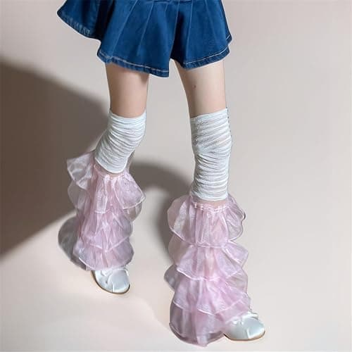 Sup-Coente Cute Leg Warmers for Women Y2k Alt Scene Goth Fashionable thumbnail 2