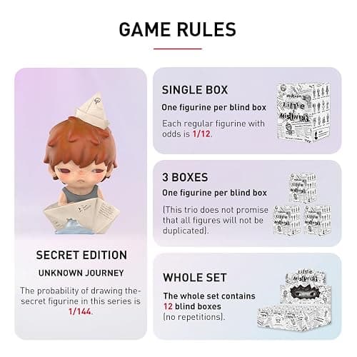POP MART HIRONO Little Mischief Series, Hirono Blind Box Figures, Random Design Action Figures Collectible Toys Home Decorations, Holiday Birthday Gifts for Girls and Boys, Single Box thumbnail 7