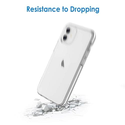 JETech Case for iPhone 12/12 Pro 6.1-Inch, Non-Yellowing Shockproof Phone Bumper Cover, Anti-Scratch Clear Back (Clear) thumbnail 6