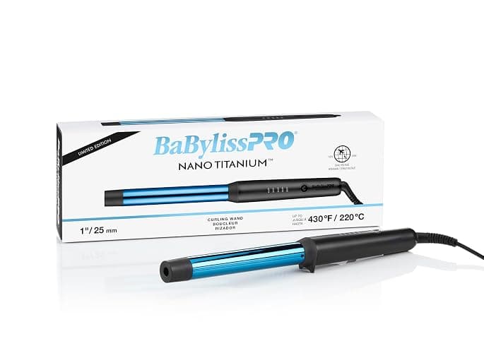 BaBylissPRO Nano Titanium Professional Curling Wand For All Hair Types, Reaches 430 Degrees For Long Lasting Curls thumbnail 5