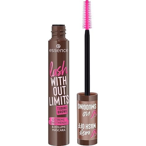 essence Lash Without Limits Extreme Brown Tubing Mascara, Waterproof | (05 | Brown) Lengthening & Volume, Waterproof Tubing Formula, Smudge-proof, Vegan, Cruelty Free, Paraben Free - Image 1