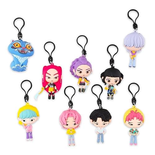 Netflix Kpop Demon Hunters Blind Bag Set – Bundle with Figural Bag Clip Feturing Huntrix and Saja Boys Plus Stickers, More | Kpop Demon Hunters Mystery Figure for Kids, Boys, Girls thumbnail 2