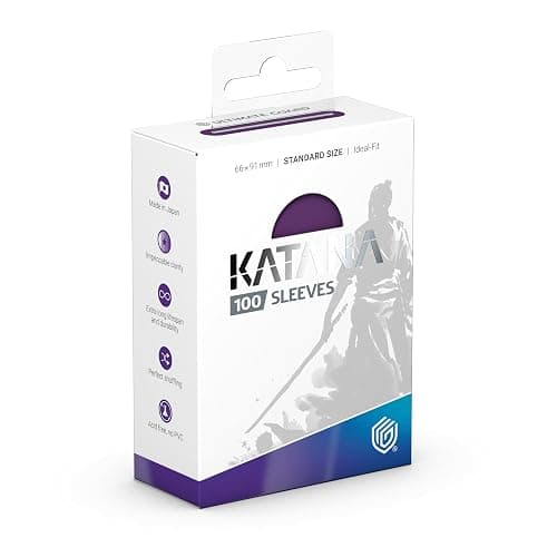 Ultimate Guard Katana Card Sleeves: 100 Standard Size TCG Sleeves, 66 x 91mm, Iris Bloom Back, Tournament Quality, No PVC & Acid-Free, High Clarity thumbnail 2