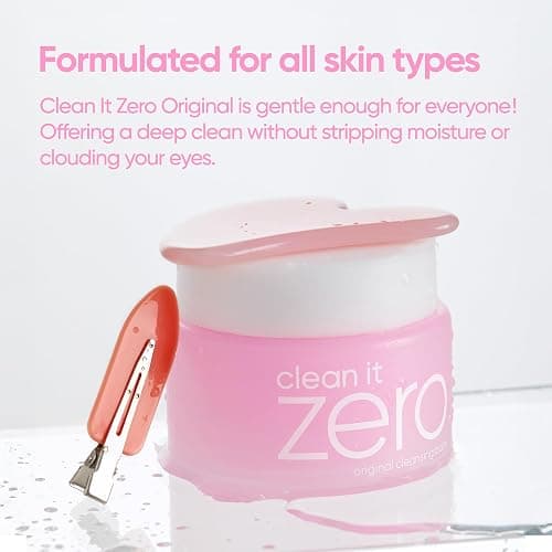 BANILA CO Clean it Zero Original Cleansing Balm Big Size | Korean Makeup Remover, Cleansing Oil, Facial Cleanser for All Skin Types | Vegan | Made with Acerola Berry & Vitamin C (180ml / 6.08 fl.oz) thumbnail 4