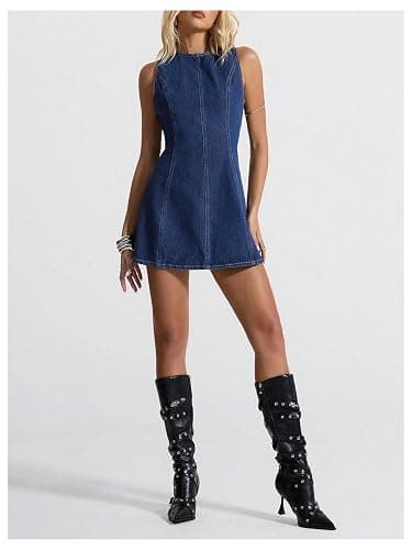 Denim Dress Bow Tie  thumbnail 3