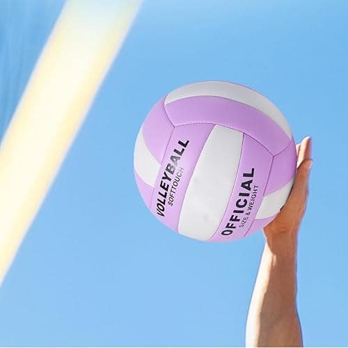 ABAJI Volleyball Official Ball Thicker PU Waterproof Anti-Explosion 15+ Years Kids Girls Boys Indoor Training Game Outdoor Sand Beach Pool Play Pump Needle thumbnail 4