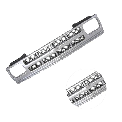 Front Grille Assembly Kit Silver Fits for 1991-1993 Chevrolet S10 1991-1994 S10 Blazer Chrome Replaces GM1200326 15701945-PFM thumbnail 6