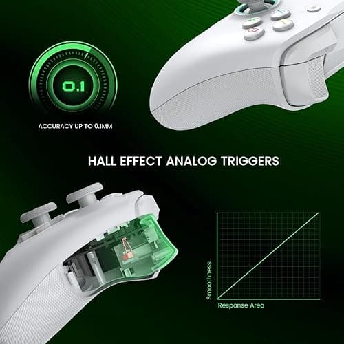 GameSir G7 SE Wired Controller for Xbox Series X|S, Xbox One & Windows 10/11, Plug and Play Gaming Gamepad with Hall Effect Joysticks/Hall Trigger, 3.5mm Audio Jack thumbnail 3
