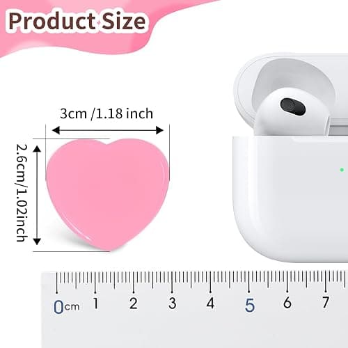 DUJEQM 10PCS Fridge Magnets - Pink Heart Strong Magnets, Heavy Duty Small Mini Cute Refrigerator Magnets for Whiteboard, Locker, Kitchen, Office, School, Crafts, Classroom - Funny Dry Erase Magnet thumbnail 2