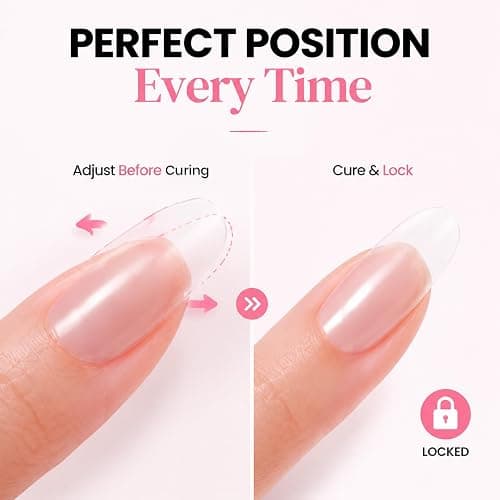 Beetles 2Pcs*20g Solid Nail Glue Gel, Tipex Soft Nail Tips Glue | Super Strong for Acrylic Nails Extension Fake Nails Clear Press On Nails, U V Light Required thumbnail 4