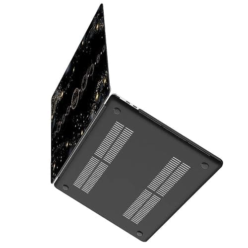 FKBRCL4U MacBook Pro 13 Inch Case, Black Aligned Black Planets Pattern, Retina 13 A1425/A1502 Plastic Hard Shell Computer Case thumbnail 3