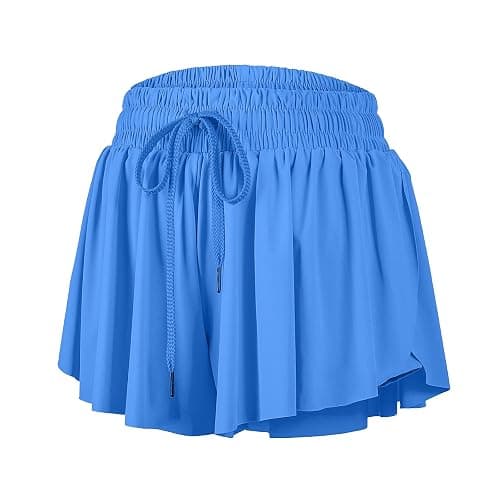 Blaosn Flowy Athletic Shorts for Women Gym Yoga Workout Running Short Pants Tennis Skort Skirt Cute Clothes Casual Summer - Image 1