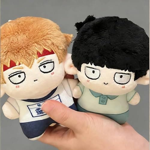 QAHEART Mob PillowsFigure Anime Cartoon Kageyama Shigeo Reigen Arataka Soft Pillow Cute Stuffed Dimple Anime Figures for Fans 10CM thumbnail 3