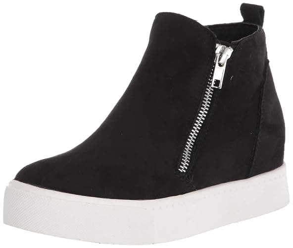 Soda Taylor Hidden Wedge Sole Booties Ankle Heels Sneaker Shoes Side Zipper thumbnail 4