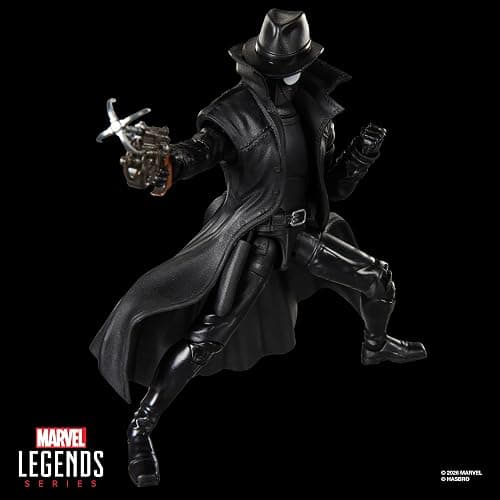 Marvel Legends Series Spider-Man Noir, Retro Cardback Spider-Man Comics Collectible 6-Inch Scale Action Figure thumbnail 5