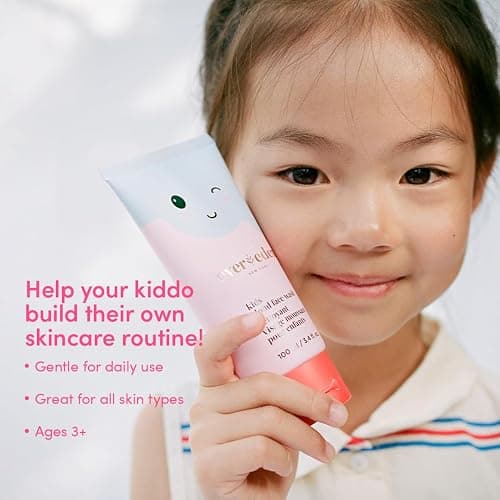 Evereden Kids Cloud Face Wash for Girls: Tropical Sorbet, 3.4 fl oz | Creamy & Fun  & Foaming Skin Care for Kids | Easy-to-Use Kids Face Wash | Non-toxic Kids Skincare for Sensitive Skin | 3.4 fl.oz - Tropical Sorbet thumbnail 5