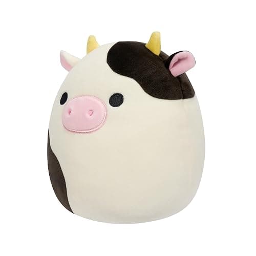 Squishmallows SQCR05373 Connor - Vaca Blanca y Negra, 19 cm, Multicolor thumbnail 7