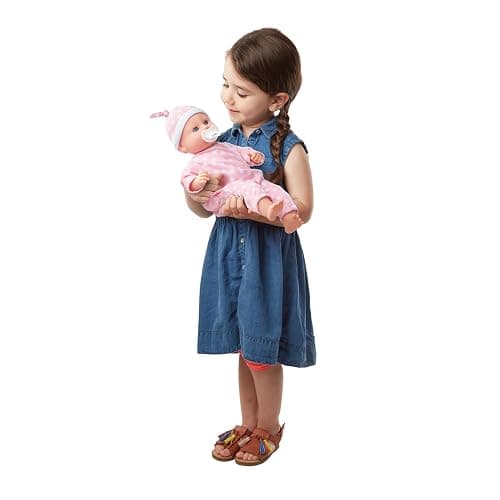 Melissa & Doug Mine to Love Luke & Lucy Realistic Twin Baby Dolls (15-inch) - Dolls and Accessories with Pacifiers for Pretend Play, Toddler Toys for Ages 18M+ thumbnail 9