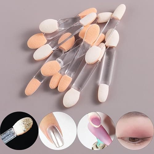 Chrome Nail Powder Set 14 Colors Pink Blue Silver Metallic Effect Mirror Powder for Nails with Brushes Holographic Pigment Chameleon Flakes for Nails Gold Leaf Decoration Nail Supplies thumbnail 7