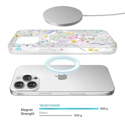 VELVET CAVIAR for iPhone 15 Pro Max Case Wildflower - Compatible with MagSafe [10ft Drop Tested] - Enchanted Floral Colorful Summer Vibes thumbnail 5