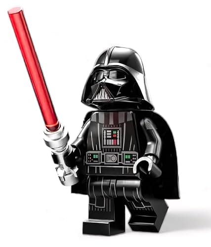LEGO Star Wars: Darth Vader Minifigure with Lightsaber and Extra Black Cape - Image 1
