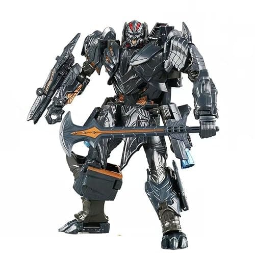 Action Figures, Deformation Model Aeroplane Toy,Portable Aeroplane Model Alloy Deformed Robot for Kids Boys and Girls - Image 1