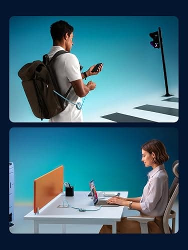 UGREEN Nexode 100W Retractable Cable Honkai: Star Rail, Glacier Blue, 3.3FT | USB C Charger Cable for iPhone 17/16, MacBook Pro/Air, Galaxy S26/S25, iPad Pro/Air, Pixel 10/9, Switch, AirPods thumbnail 9