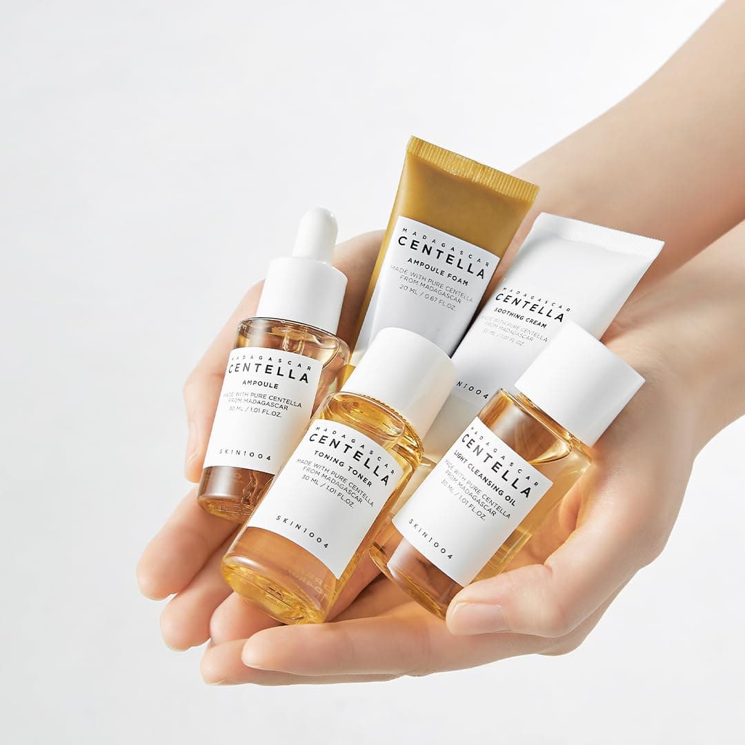 SKIN1004 Madagascar Centella - Kit de viaje básico para esquís calmante, tamaño compacto thumbnail 3