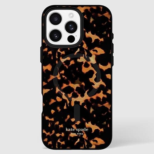 Kate Spade New York iPhone 16 Pro Max Case - Compatible with MagSafe - Designer Phone Case - Tortoise thumbnail 8