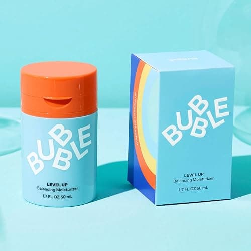 Bubble Skincare Level Up Gel Face Moisturizer for Oily Skin -Travel Size Lightweight Gel Moisturizer, Balancing + Hydrating Face Lotion with Niacinamide + Zinc to Improve Texture + Reduce Shine (50ml) thumbnail 3