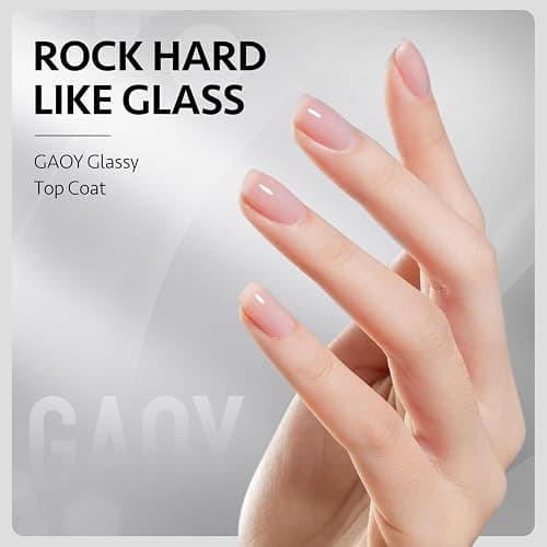 GAOY Gel Top Coat, Matte Top and Base Coat Set, 3 Pcs 16ml Glossy Matte No Wipe Combination for UV Light Cure Gel Nail Polish thumbnail 2