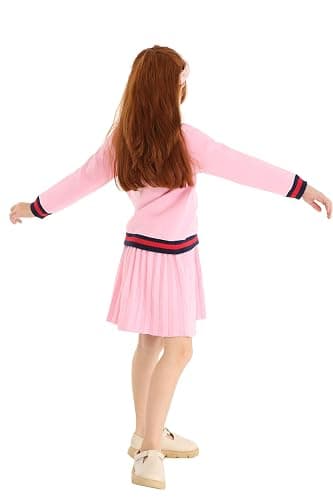 Mud Kingdom Cute Little Girls Ribbed Knit Cardigan Skirt Set School Style thumbnail 3