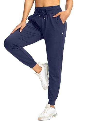 G Gradual Women's Joggers Pants with Zipper Pockets High Waisted Athletic Tapered Sweatpants for Women Workout Lounge - Image 1