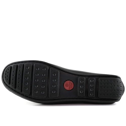 MJNY Mens Casual Comfortable Genuine Leather Lightweight Driving Moccasins Classic Fashion Buckle Loafer Slip On Breathable Driving Loafer thumbnail 3