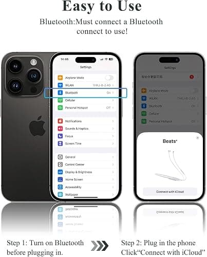 XLSFPY Wired Headphones for iphone,[MFi certified] HiFi stereo noise-canceling wired in-ear headphones, built-in microphone and volume control, compatible with iPhone 14/13/SE/12/11/XR/8/7/XS thumbnail 2