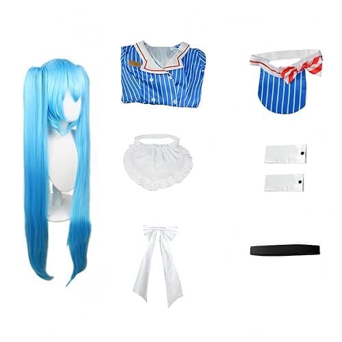 HYJXDLLS Kasane Costume Outfit Halloween Dress Aoron Dress Uniform Set thumbnail 6
