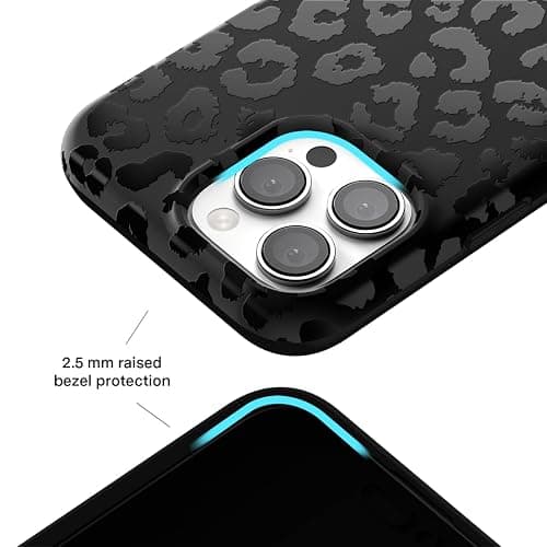 VELVET CAVIAR Black Leopard Cheetah Print Phone Case for iPhone 16 Pro - Compatible with MagSafe [10ft Drop Tested] thumbnail 4