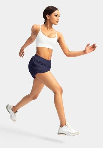 G Gradual Women's Running Shorts with Zipper Pockets Quick Dry Athletic Workout Gym 3" Shorts for Women with Comfy Liner thumbnail 5