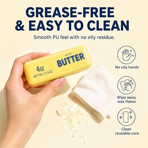 Wax Butter Squishy, Crunchy Wax & Slow-Rebound PU Fidget Toy | Slow Rising Squeeze Fidget Toy, Stress Durable Slow Rebound Portable Sensory Play thumbnail 6