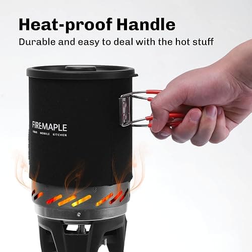 Fire-Maple "Fixed Star 1" Backpacking and Camping Stove System | Outdoor Propane Cooking Gear | Portable Pot/Jet Burner Set | Ideal for Hiking, Trekking, Fishing, Hunting Trips and Emergency Use thumbnail 5