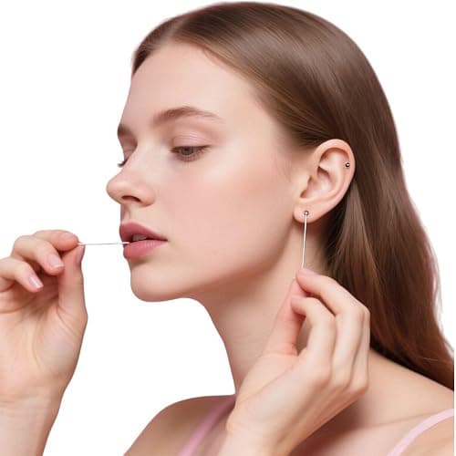 Piercing Cleaning,Earring Hole Cleaner,Ear Piercing Aftercare Cleaner Kit with 240pcs Disposable Ear Piercing Cleaning Floss & 15ml Cleaning Solution for Women Men thumbnail 6