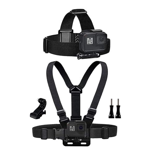 Dream Bull Chest Mount Harness Chesty Vest Head Mount Strap for Action Camera Compatible with GoPro Hero 12,11,10,9,8,Max,Go Pro Hero 7,6, 5,4, Session,3+,3,Hero (2018),Fusion,DJI Osmo,AKASO - Image 1