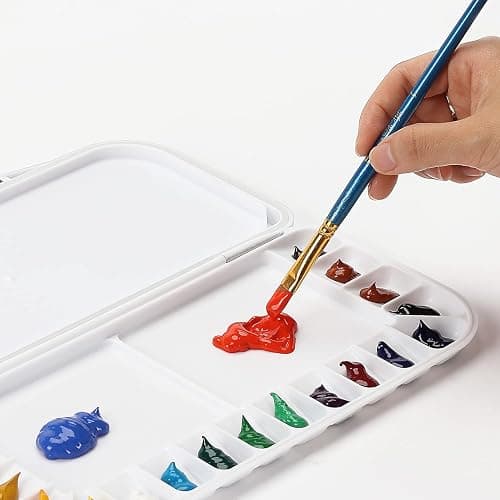 Mr. Pen Airtight 18-Well Watercolor Palette with 2 Mixing Areas and Lid - Folding Paint Tray thumbnail 7